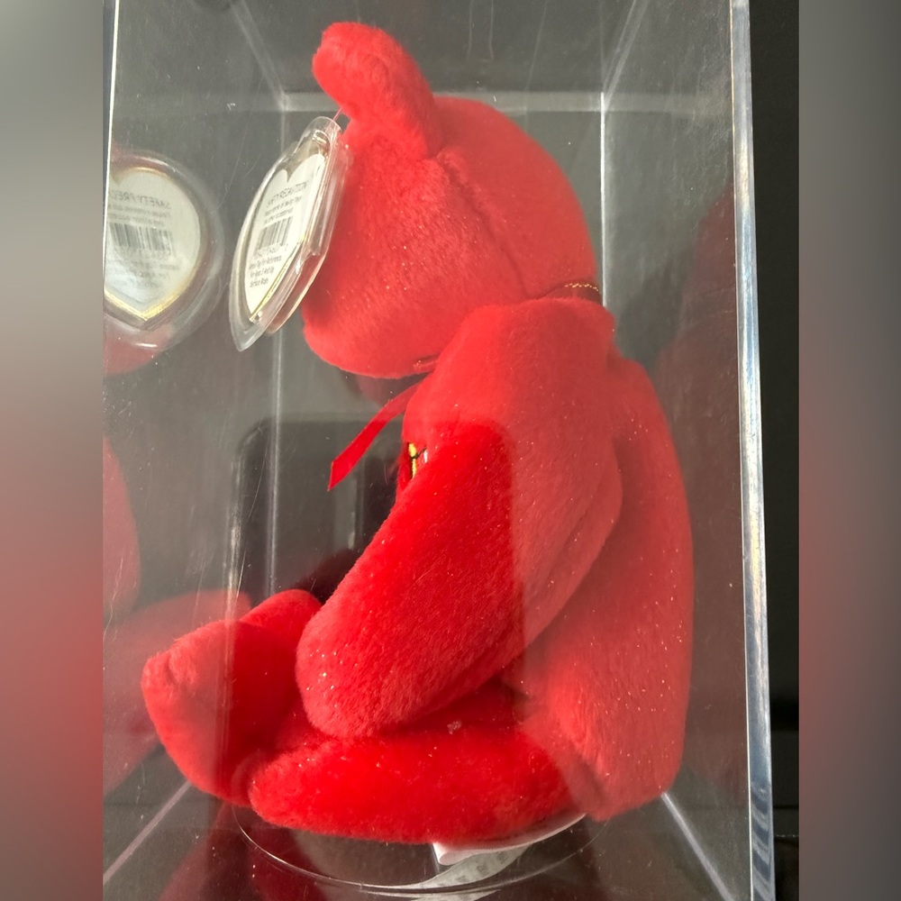 Ty Pierre bear NWT in display case beanie baby Canadian exclusive - Picture 7 of 11